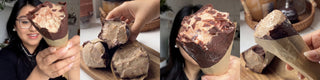 Cono de Helado Vegano con Cubierta de Chocolate - La Purita
