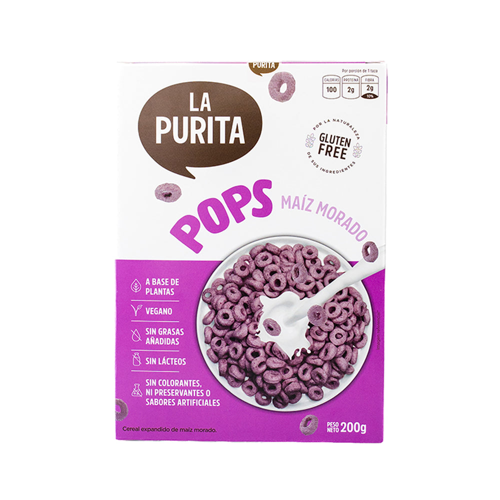 CEREAL POPS MAÍZ MORADO 200G