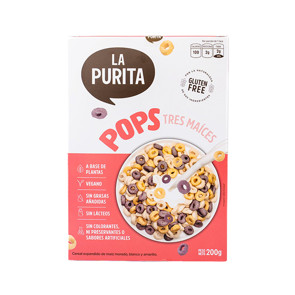 CEREAL POPS 3 MAÍCES 200G