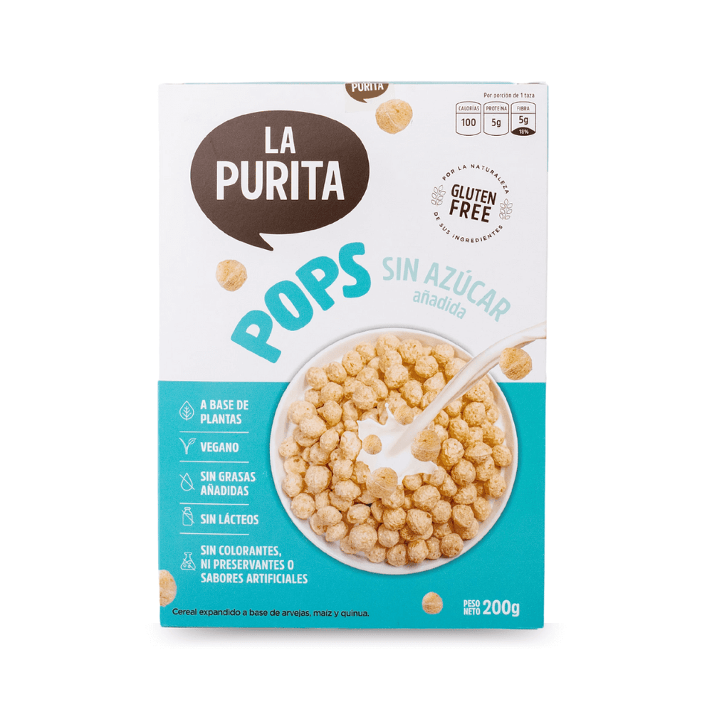 CEREAL POPS SIN AZÚCAR 200G