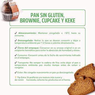 Fudge Brownie Almendra y Vainilla, 80g