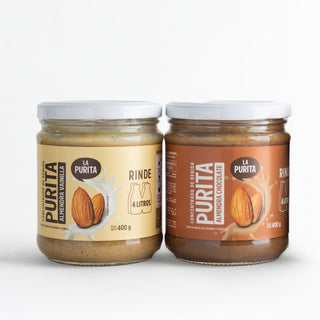 Purita 100% Almendras Vainilla Frasco, 4L