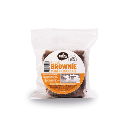 Fudge Brownie Maní y Chocolate (80g) (CONGELADO)