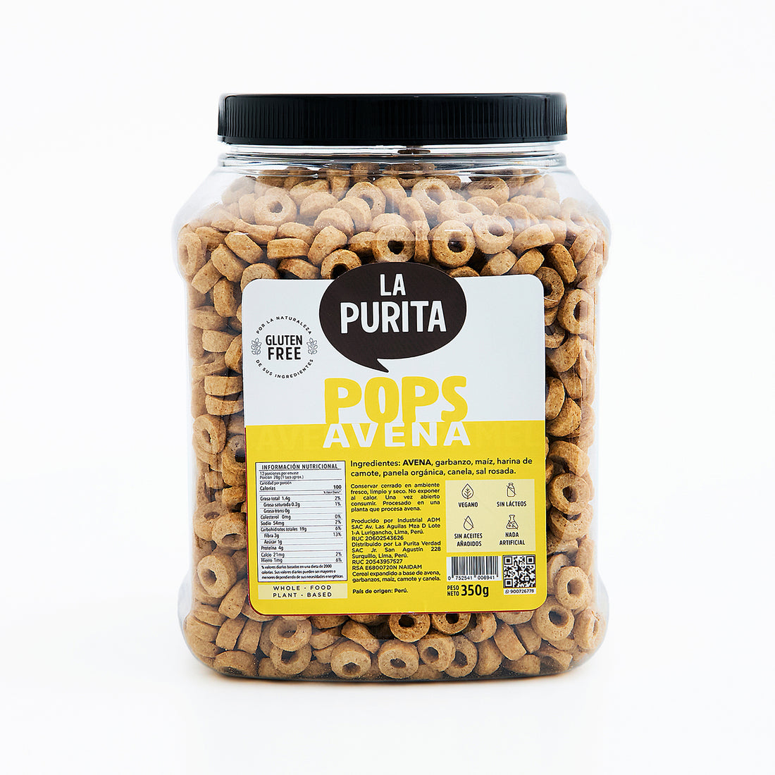 CEREAL POPS AVENA 350G