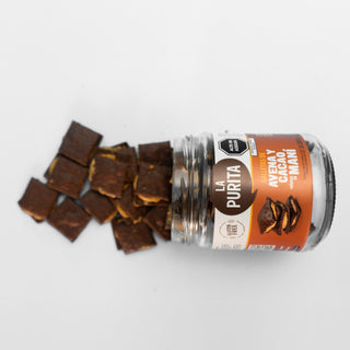 Galletas de Avena y Cacao rellenas de Maní, 200g