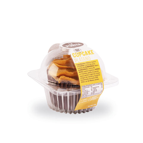 Cupcake de Plátano (106g) (CONGELADO)
