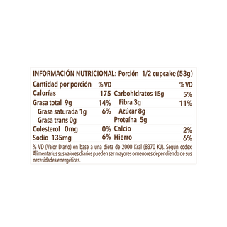 Cupcake de Plátano, 106g