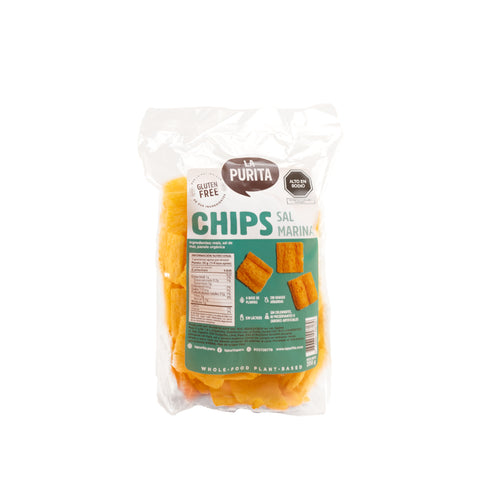 Chips de Maíz & Sal Marina (200g)