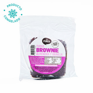 Fudge Brownie Almendra y Vainilla, 80g ( CONGELADO )