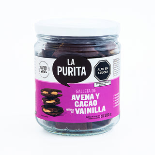 Galletas de Avena y Cacao rellenas de Vainilla, 200g