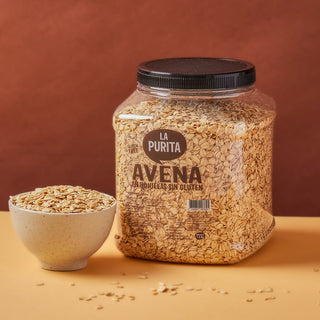 Avena en Hojuelas Sin Gluten, 1.5kg - La Purita