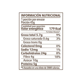 Avena Go Carrot Cake, 45g - La Purita