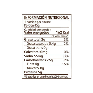 Avena Go Pye de Manzana, 45g - La Purita