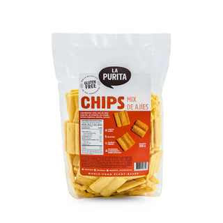 Chips de Maíz & Mix de Ajíes, 200g - La Purita