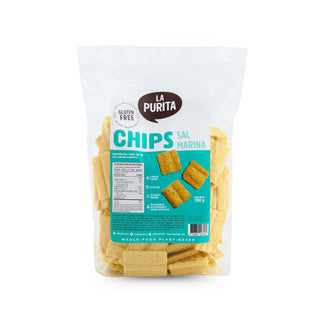 Chips de Maíz & Sal Marina, 200g - La Purita