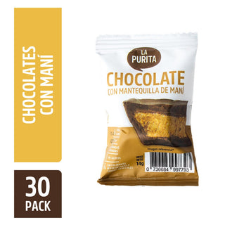 Chocolates con Maní (30 Pack) - La Purita