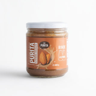 Concentrado de Bebida de Almendras Chocolate Frasco, 4L - La Purita