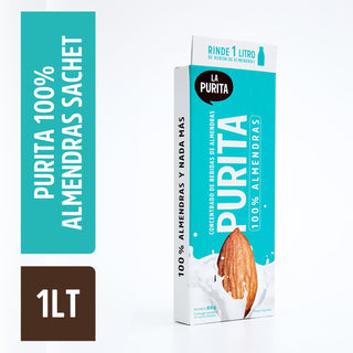 Concentrando de Bebida de Almendras Sachets, 1L - La Purita
