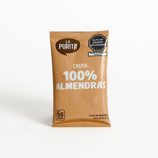 Crema de Almendras (8 Sachet Pack) , 256g - La Purita