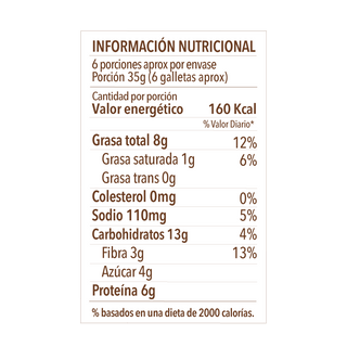 Galletas de Avena, Cacao y Vainilla rellenas de Maní, 200g - La Purita