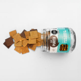 Galletas de Avena - Mix de Cacao, Vainilla y Almendras, 130g - La Purita