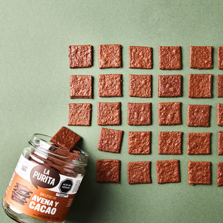 Galletas de Avena y Cacao, 130g - La Purita