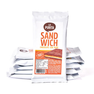 Galletas de Avena y Cacao rellenas de Maní (6 Pack) - La Purita
