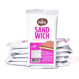 Galletas de Avena y Cacao rellenas de Vainilla (6 Pack) - La Purita