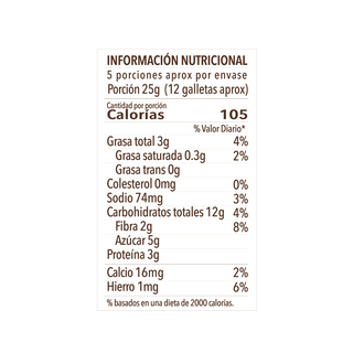 Galletas de Avena y Vainilla, 130g - La Purita