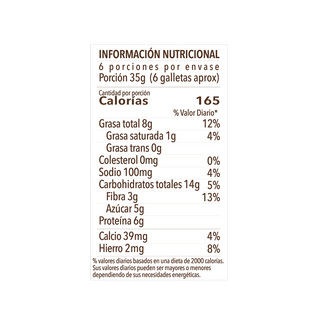 Galletas de Avena y Vainilla rellenas de Maca, 200g - La Purita
