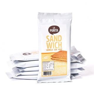 Galletas de Avena y Vainilla rellenas de Maní (6 Pack) - La Purita