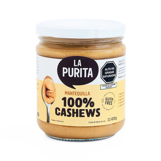 Mantequilla 100% Cashews, 410g - La Purita