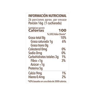 Mantequilla 100% Maní, 410g - La Purita