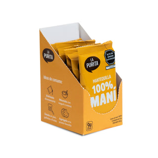 Mantequilla 100% Maní (6 Sachet Pack), 192g - La Purita