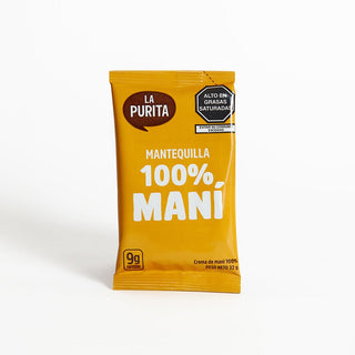Mantequilla 100% Maní (6 Sachet Pack), 192g - La Purita