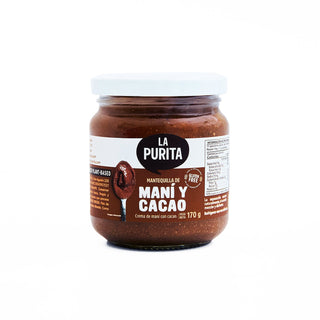 Mantequilla de Maní y Cacao, 170 g - La Purita