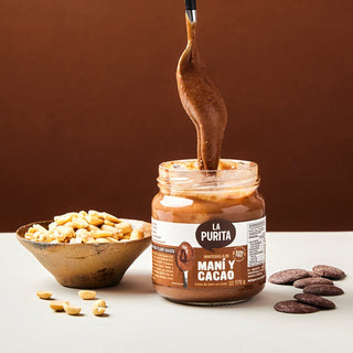 Mantequilla de Maní y Cacao, 170 g - La Purita