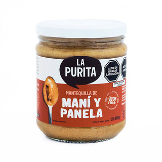 Mantequilla de Maní y Panela, 410g - La Purita