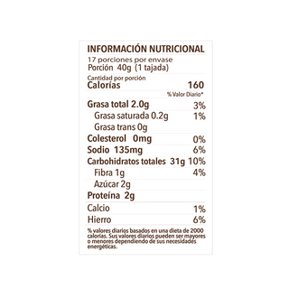 Pan Sin Gluten, 710g - La Purita