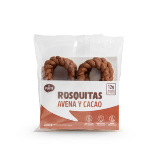 Rosquitas de Avena y Cacao, 80g - La Purita