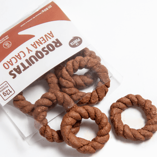 Rosquitas de Avena y Cacao, 80g - La Purita