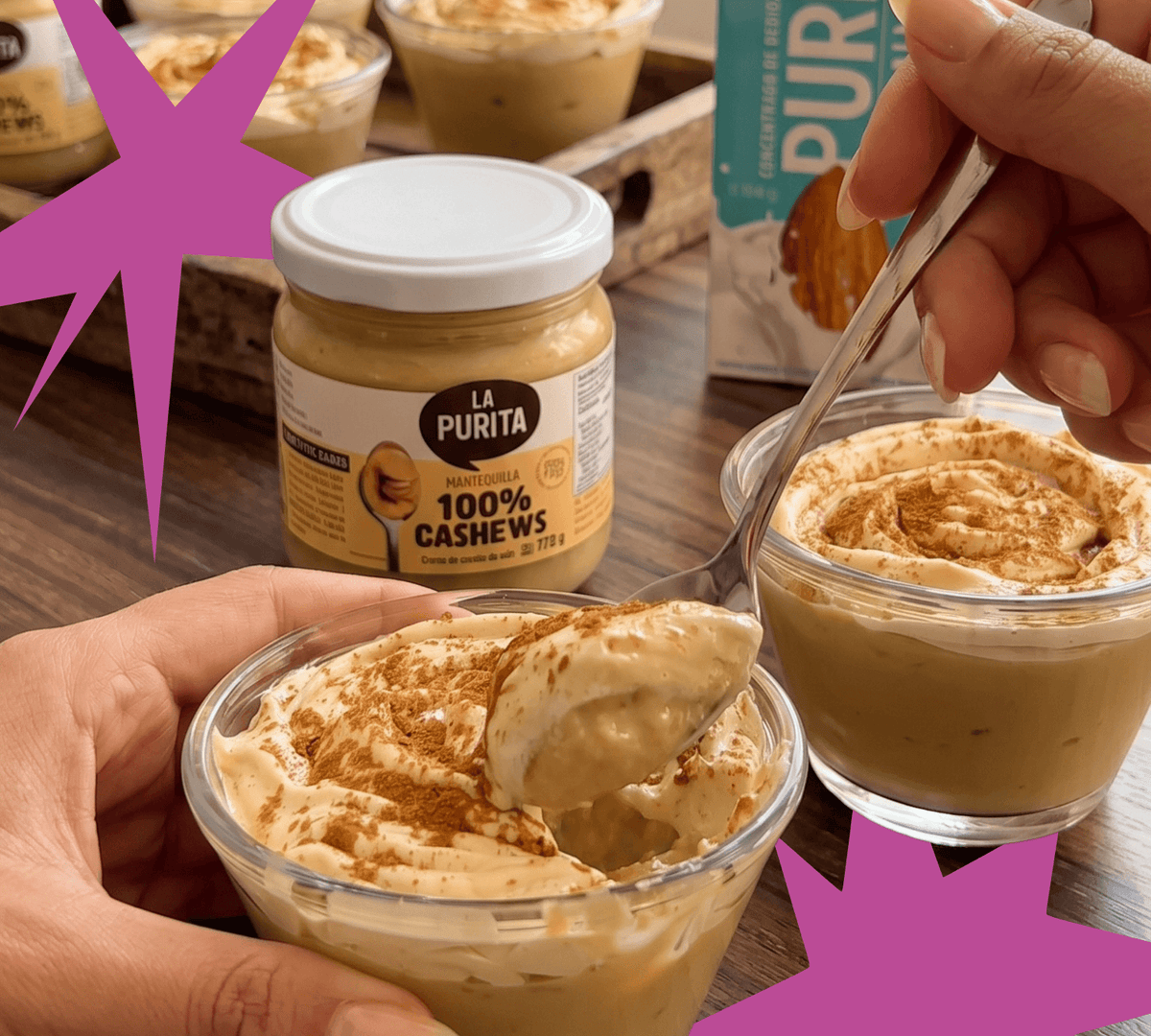 Receta preparada con productos La Purita