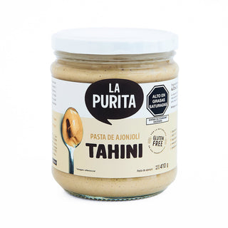 Tahini - Pasta de Ajonjolí, 410g - La Purita