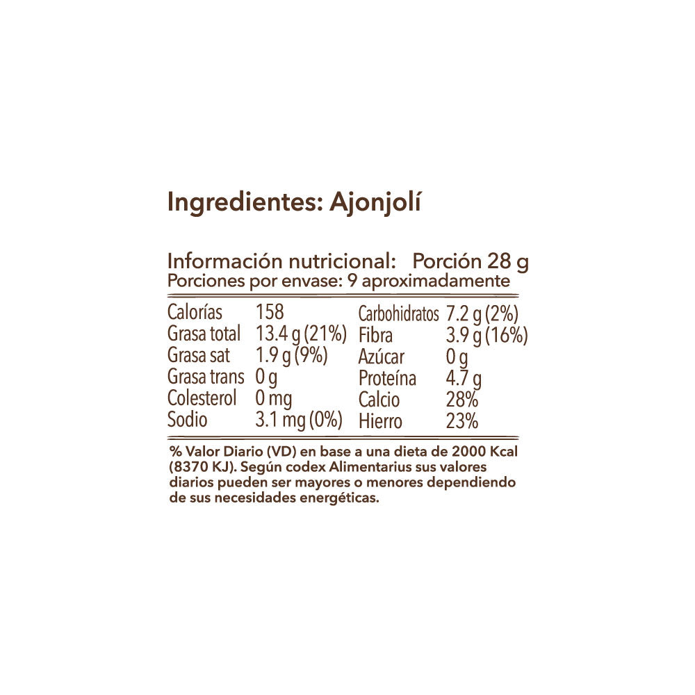 Ajonjolí Integral (250g)