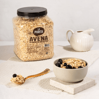 Avena en Hojuelas Sin Gluten, 1.5kg - La Purita