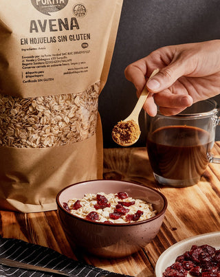 Avena en Hojuelas Sin Gluten, 800g - La Purita
