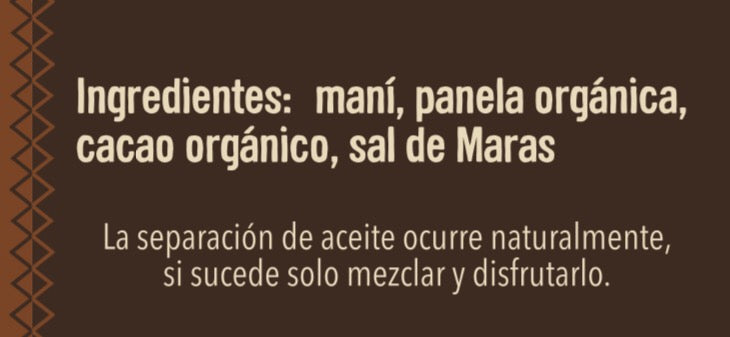 Mantequilla de Mani y Cacao 410g