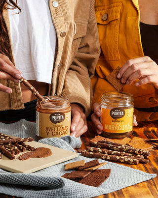 Crema de Avellanas y Cacao, 410g - La Purita