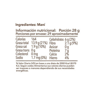 Maní Tostado, 800g - La Purita